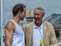 Renaud Lavillenie et Guy Drut, Journées Olympiques Paris 2017 © Laurence Masson
